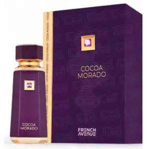 Fragrance World French Avenue Cocoa Morado EDP Unisex Eau De Parfum 3.4 Fl Oz - Niche Exotic Fragrance, Suitable for All Genders, Paraben Free