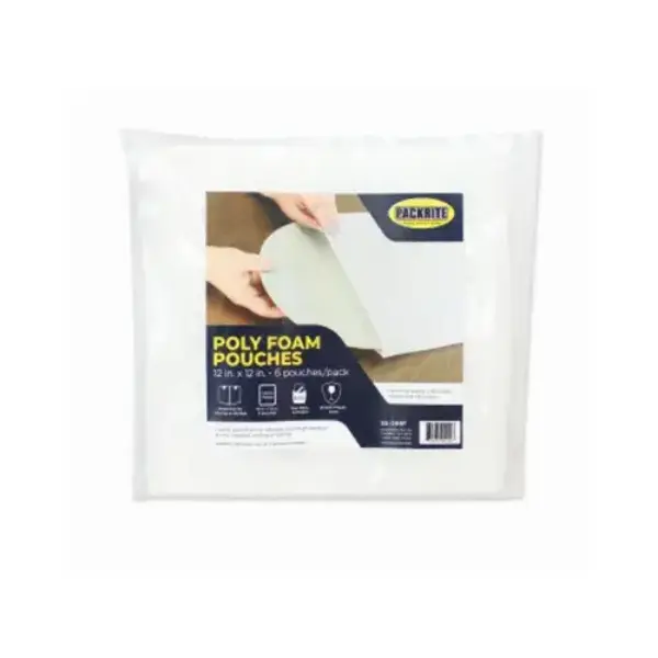 Supply Side USA 147510 Lightweight Large Foam Pouch Organizer Bag - 13x13 in, 0.4 lbs, Guard Against Dust, Minor Impact Protection, Travel Cargo Storage, Pack of 6, 13 X 13 In