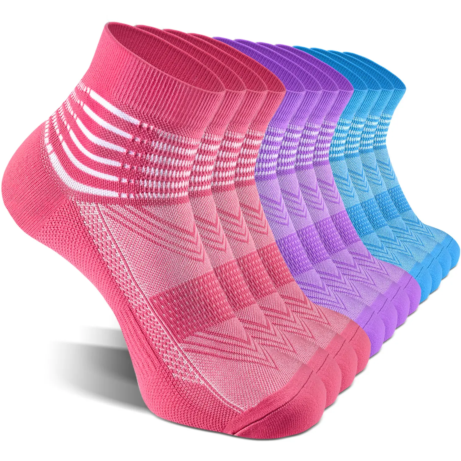 Pink+purple+Blue-6 Packs