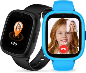 LAGENIO K3 Kids Smart Watch with GPS and Phone, 1.7 Inch HD 4G Smartwatch with Video Calls, WiFi, SOS, Music, Alarm Clock, School Mode, IP68 Waterproof – Smart Watch for Kids digital Smartwatch with AMOLED