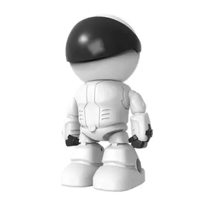 AI GUARD 2MP 1080P HD 2.8MM Lens Security Robot Camera WiFi Wireless IR 10M Motion Detection Auto Tracking Built-in Microphone AI Humanoid Detection PTZ IP Camera Day Night Vision White