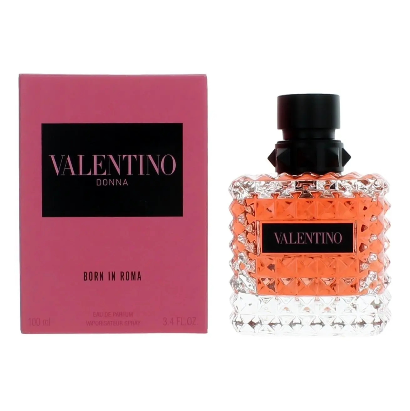 Women's Valentino Donna Born in Roma EDP Continuous Spray - 3.4 oz (100 ml) Floral Musk Long-Lasting Romantic Wear 100 ml Perfume