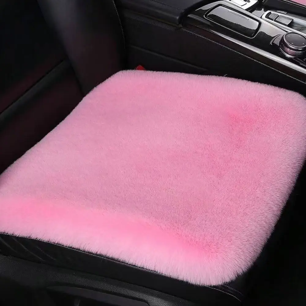 Universal Car Front Seat Cushion Set, Fall Winter Must-Have Plush Car Seat Cover, Comfortable Driving Feel, Gift for Partner and Family, Automotive Interior Cushion