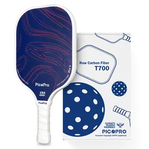 Carbon Fiber Pickleball Paddle USAPA Approved Lightweight T700 Pickleball Racket 16mm Professional Pickleball Racquet for Control