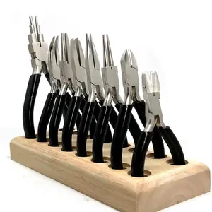 Wire Wrapping Pliers Round Nose Pointed Nose Flat Nose Pliers Nylon Head Pliers Handmade Jewelry Needle Rolling Pliers Set Decoration Beading Tools