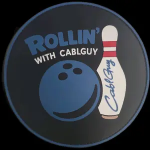 Rollin' with Cablguy Bowling Ball Shammy - Absords Oil Instantly, Keeps Ball Hooking Strong, Reusable Leather Pad.