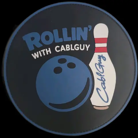 Rollin' with Cablguy Bowling Ball Shammy - Absords Oil Instantly, Keeps Ball Hooking Strong, Reusable Leather Pad.