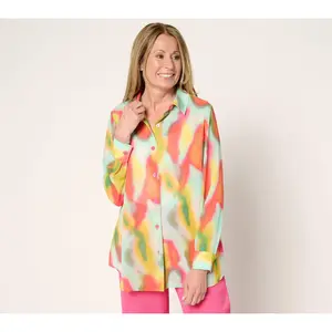 Brandis Dress Out Loud Serving the Curvy Bestie Printed Shirt