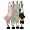 Adjustable Crossbody Cellphone Lanyard with Zippered Fabric Pouch, Adjustable Strap Adapts to Your Body, Clips Easily, Fits Phones, Hands-Free Mobile Phone Accessory for Travel, Running