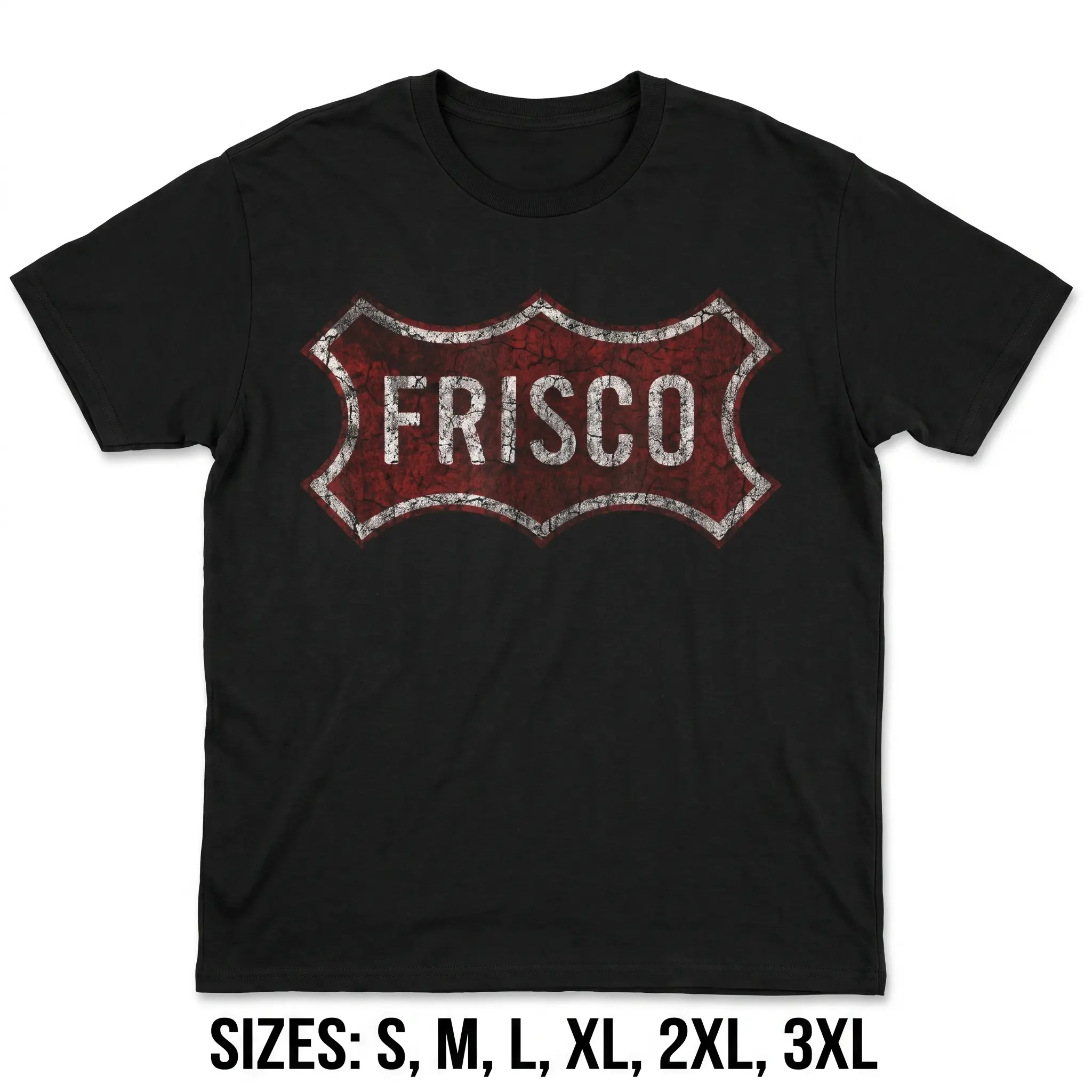 US Local Warehouse Shipping Summer Casual Short Sleeve t Shirts Frisco Men'S T-Shirt vintage men Tee