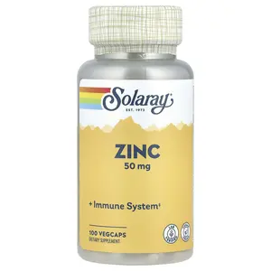 Solaray Zinc, 50 mg, 100 VegCaps