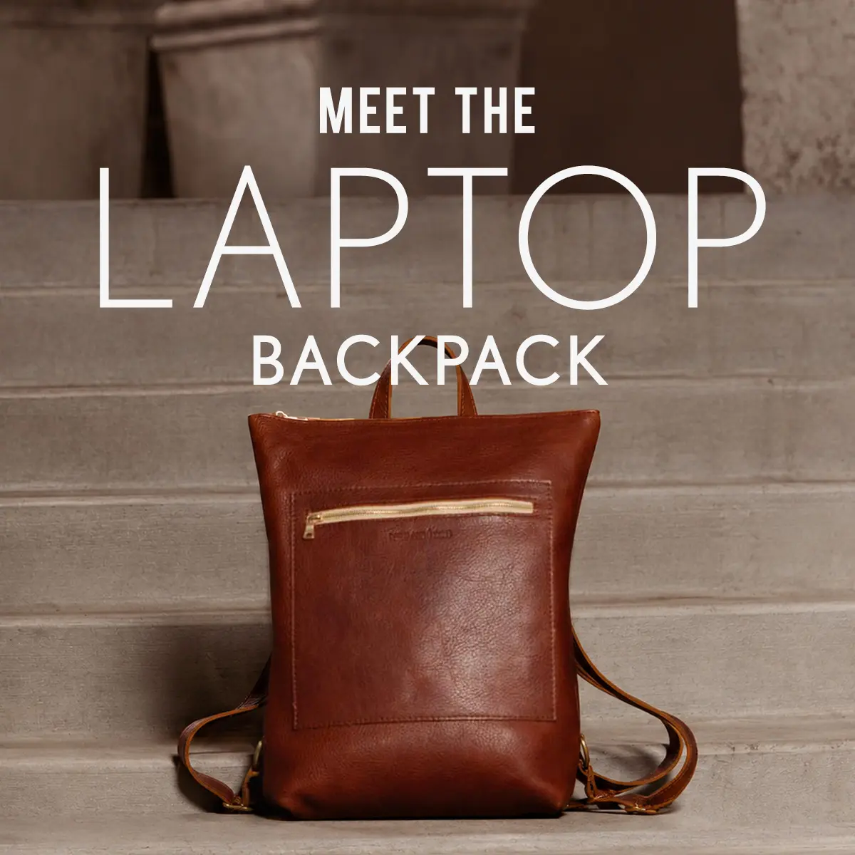 Portland Leather Laptop Backpack - Real Leather Commuter Backpack & Work Bag Portland Leather Laptop Backpack - Real Leather Commuter Backpack & Work Bag