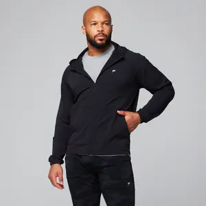 Fabletics Men's The One Jacket- Quick Dry Athletic Zip Pockets