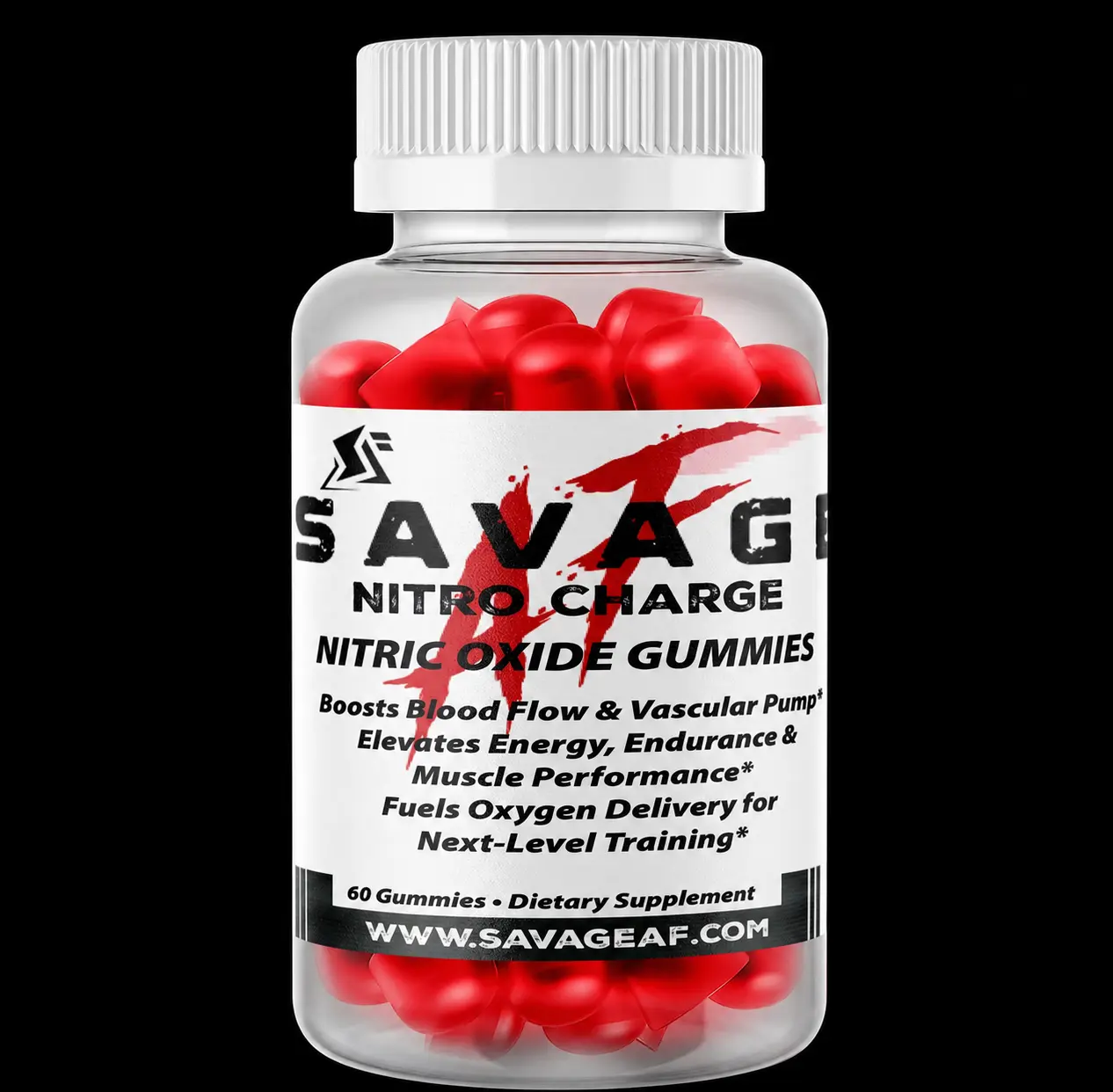 Nitro Charge Nitric Oxide Gummies | Performance & Workout Support Nutritional Supplement Natural Fitness Supplement