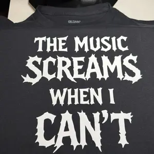 Metal Screams When I Can’t – Heavy Metal Therapy Shirt