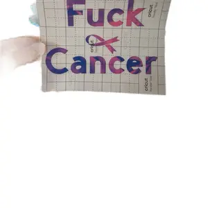 F3ck cancer decal