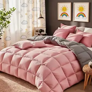Luxury Bed in a Bag Comforter Set - Satin Soft Bedding Set with Comforter, Sheets & Pillowcases, Breathable Queen Size Bedding