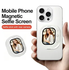 Magnetic Selfie Camera Monitor, Wireless Portable External Display with Magnetic Base, WiFi & BLUETOOTH for iPhone iOS & Android Smartphones