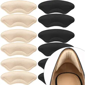 6 Pairs Heel Cushions, Comfortable Grips for Large Shoes, Loose Blisters and Pain, Protectors