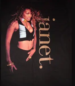 1993 Janet Jackson World Tour T-Shirt, 90's Black Unisex Concert Tee S-3XL