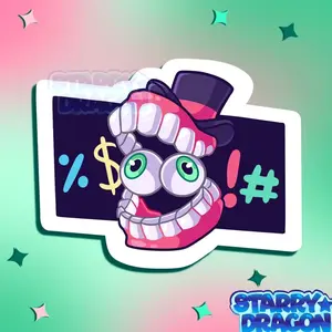 Caine TADC The Amazing Digital Circus sticker meme !!
