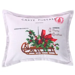 Yuletide Carte Postal Pillow