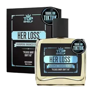 Her Loss Pheromone Cologne For Men - Bold, Long-Lasting Fragrance with Amber, Spice & Dark Woods – Premium Eau De Cologne Spray for Men 100ml