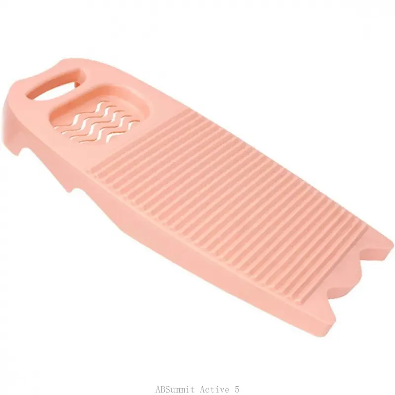 Non-Slip Laundry Washing Board, Household Washboard, Hand Wash Board, Manual Wash Clothes Laundry Pad Scrubbing Board for Household(15.7x8.07x1.06inches) (B-Light )ABSummit Active
