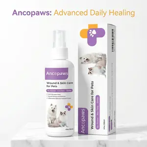 Gentle Pet Cleaning Spray | Alcohol-Free Non-Toxic Formula for Dogs & Cats | 120ml (4 fl.oz) for Routine Grooming