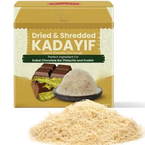 Premium Kataifi Shredded Fillo Dough 100g for Dubai Chocolate Bar Pistachio & Knafeh Desserts, Authentic Turkish Pastry, Natural Crunchy Layer