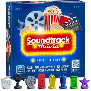 Soundtrack Trivia – Music & Movie Game – Family Game Night – Party Game for Adults & Kids 8+ – Fast & Fun Trivia Challenge
