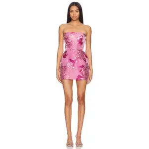 Katie May Valerie Dress in Pink Peacock