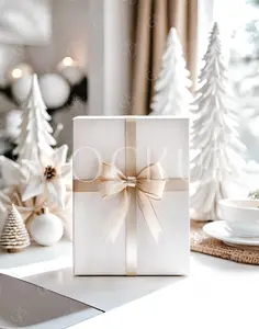 Christmas Wrapping Paper Mockup, Present Gift Box and Wrapping Paper Mockup, Holiday Wrapping Paper Mockup, Winter Wrapping Paper Mockup PSD , Best of gift, Meaningful gift. (Get 1 paper cutter when buying any 5 rolls)