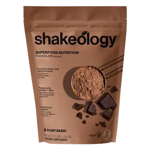 Shakeology 0g Added Sugar Chocolate/Vegan Protein 30 Serving Bag