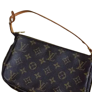 Pre-owned Louis Vuitton canvas Small Leather Goods PreOwned Pochette Accessoires Monogram Wristlet