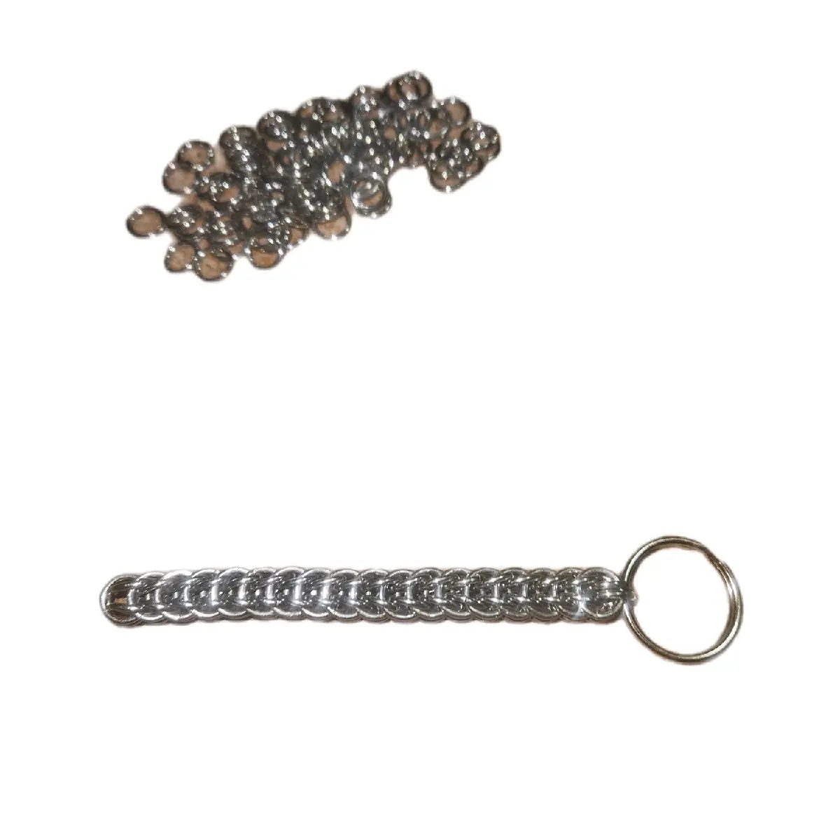 Handmade Chain Maille Keychain - Unique Handcrafted Chain Maille Keychain for Everyday Use