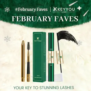 KEYYOU Waterproof Lash Bond & Seal 10ml with Mascara Brush- Eyelash Adhesive for Long-Lasting Makeup - Eyelashes TikTok Shop FebruaryFaves