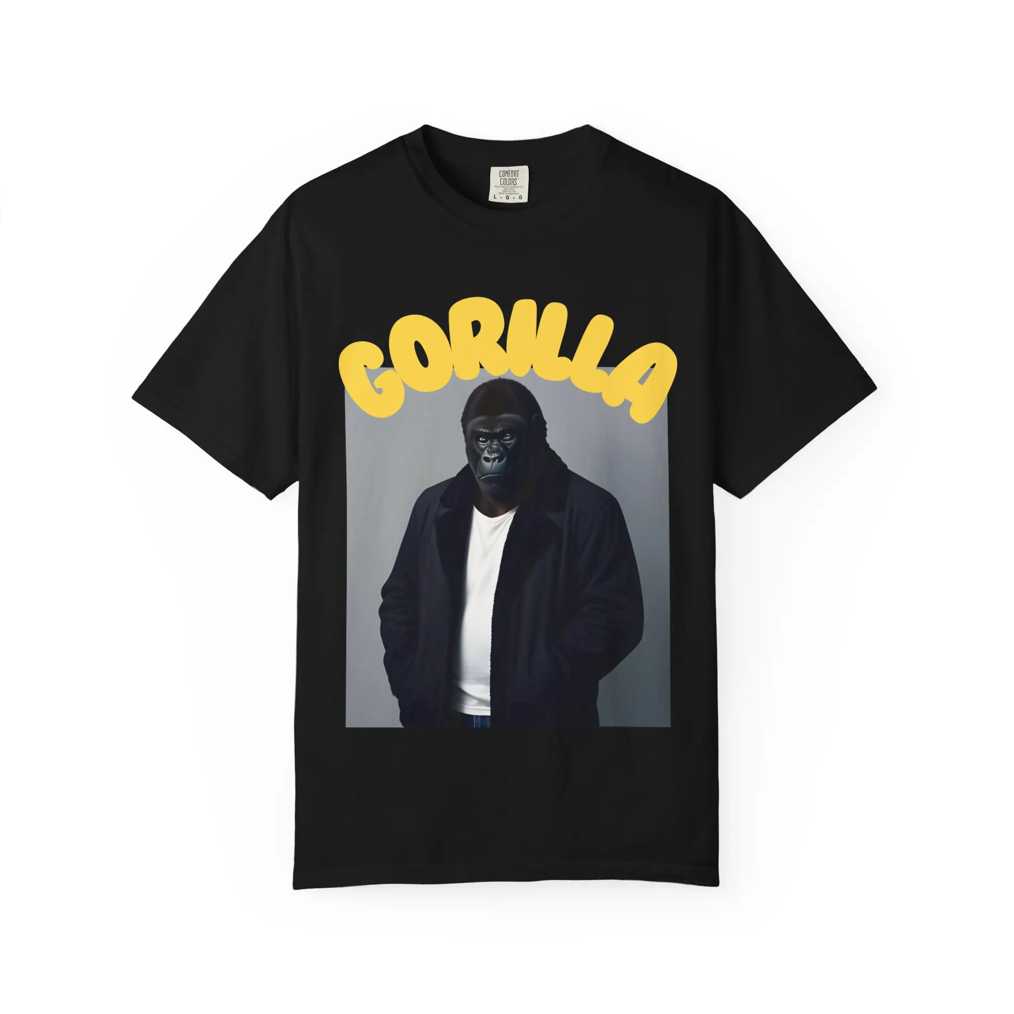 Gorilla Graphic T-Shirt, Fun Unisex Tee, Retro Animal Tee, Casual Streetwear, Gift for Gorilla Lovers