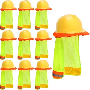 Yellow Safety Neck Shade / With Safety Stripe / One Size Fits All