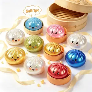 Glitter Dumpling Squishy Toy - 8 Colors, Fun Stress Relief Gift, Upgraded Quality, 2026 New Shimmering Dumplings, Multiple Surprises