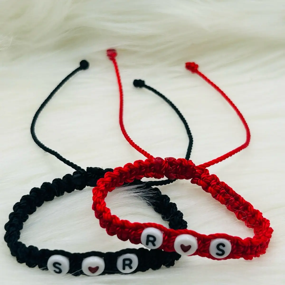 Couples Love Bracelet with Initial Personalized Adjustable Animated Bracelet Matching Bracelets Cufflinks Bracelet