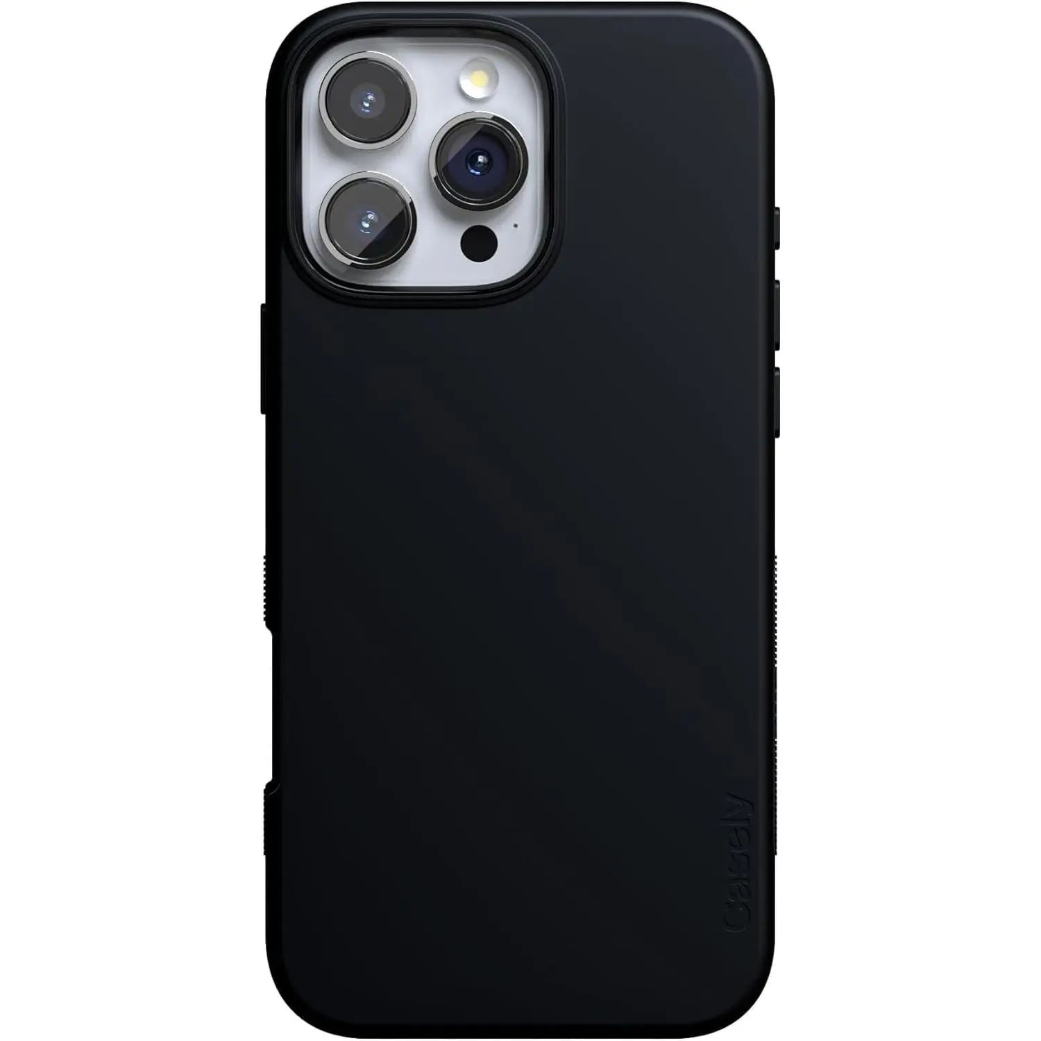Casely iPhone 16 Pro Case | Black on Black | Bold Protective Design | Compatible with MagSafe