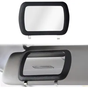 Car Sun Visor Vanity Mirror, Clip-on Auto Interior Makeup Sun-Shading Mirror, Universal Vehicle Sun Visor Cosmetic Vanity Mirror for Women Girls, Car Accessories