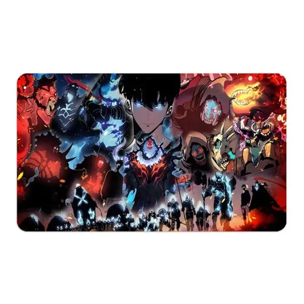 Solo Leveling Jinwoo Desk Mat Anime Mousepad Gaming Playmat