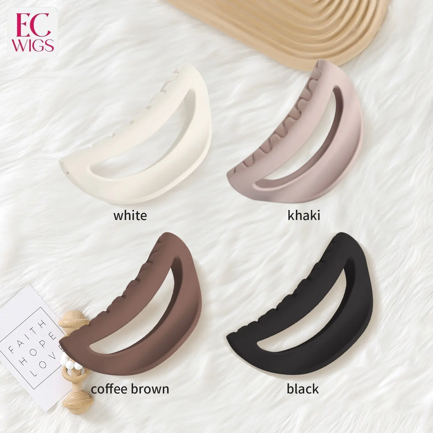 Custom Hair Clips, Unbreakable SOFT Flexible Cloud Hair Claw  display picture 3