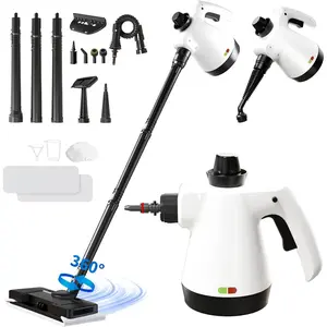 Detachable 16-in-1 lightweight handheld steam mop/steam cleaner for hardwood floors, home tiles, walls, furniture, clothes, and windows cleaning