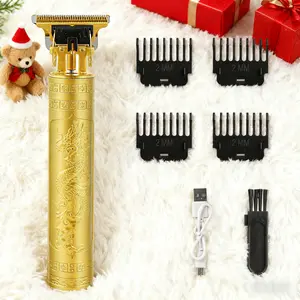 This men's wireless haircutting set is super practical! It features convenient USB charging, stable battery life, and a professional zero-gap T-blade head for cutting, trimming, and shaving. One set meets all facial and head grooming needs, suitable for b