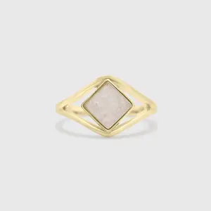 Double Band Square Ring