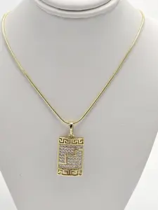 Carti pendant and mouse tail chain. size 20 inches