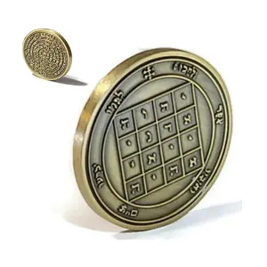 First Pentacle of Saturn Coin – Solomonic Seal, 72 Names of God